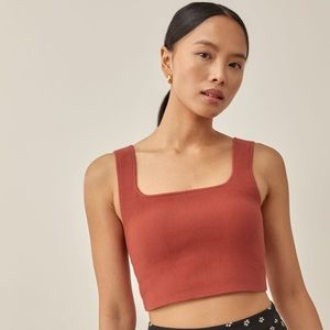 Rust Sweater Tank from Reformation 😍
